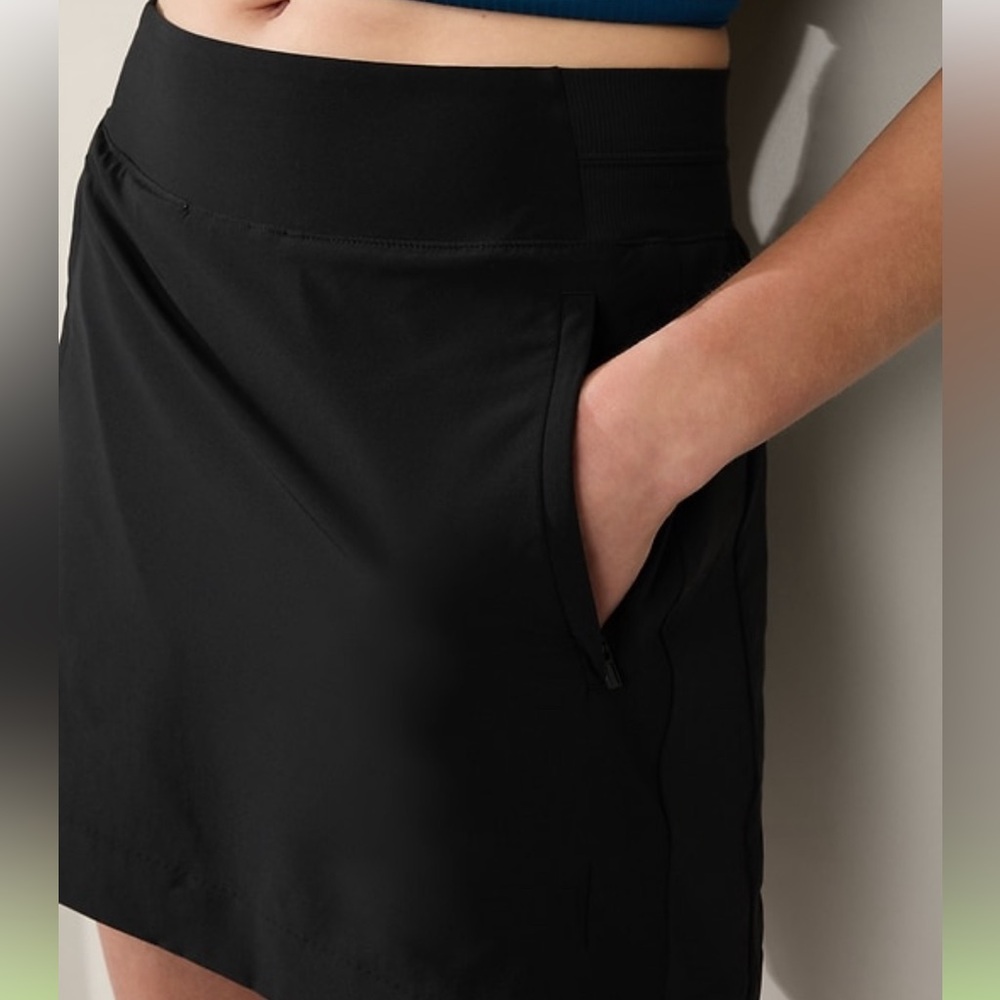 Athleta Black Brooklyn Skirt Size 2